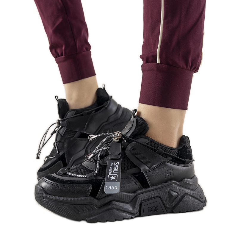 Zapatillas de mujer Temida negras negro Zapatillas de mujer Temida negras negro