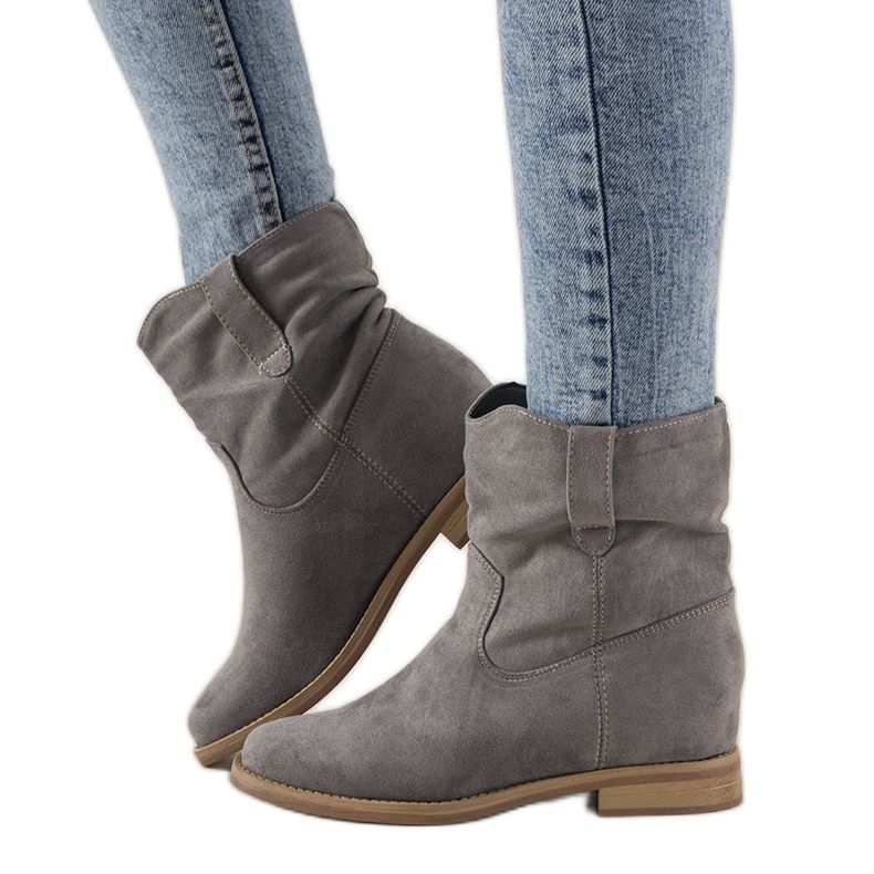 Botas de mujer violetta gris