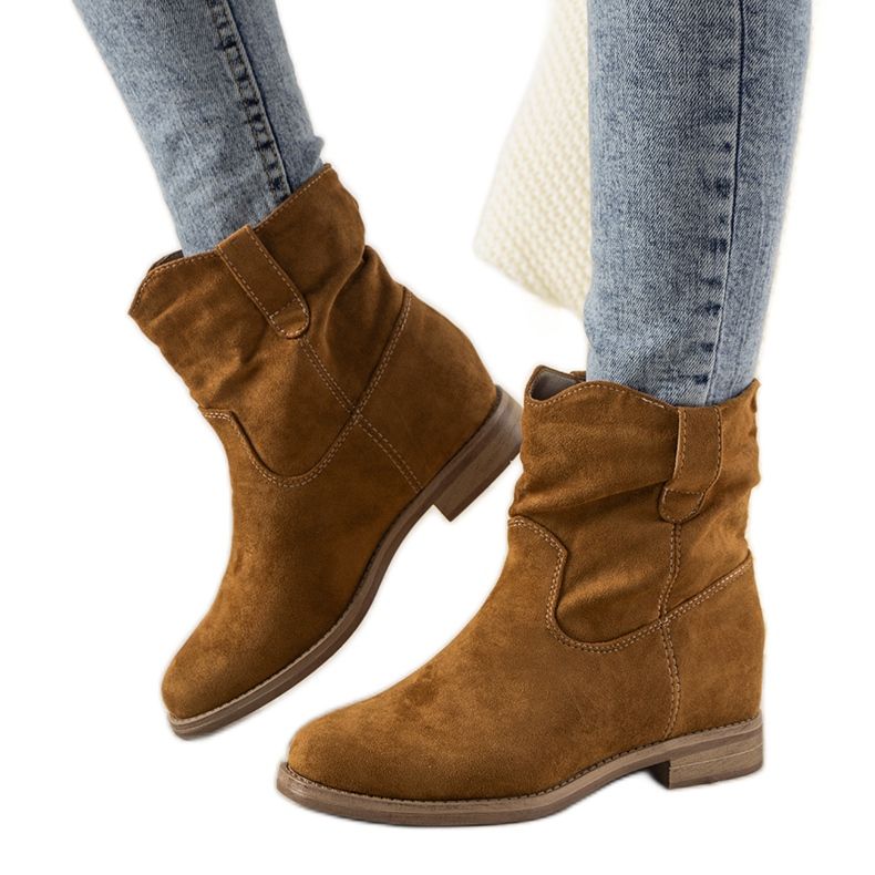 Botas de mujer violetta camel marrón