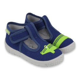 Calzado infantil befado 531P083 azul marino verde