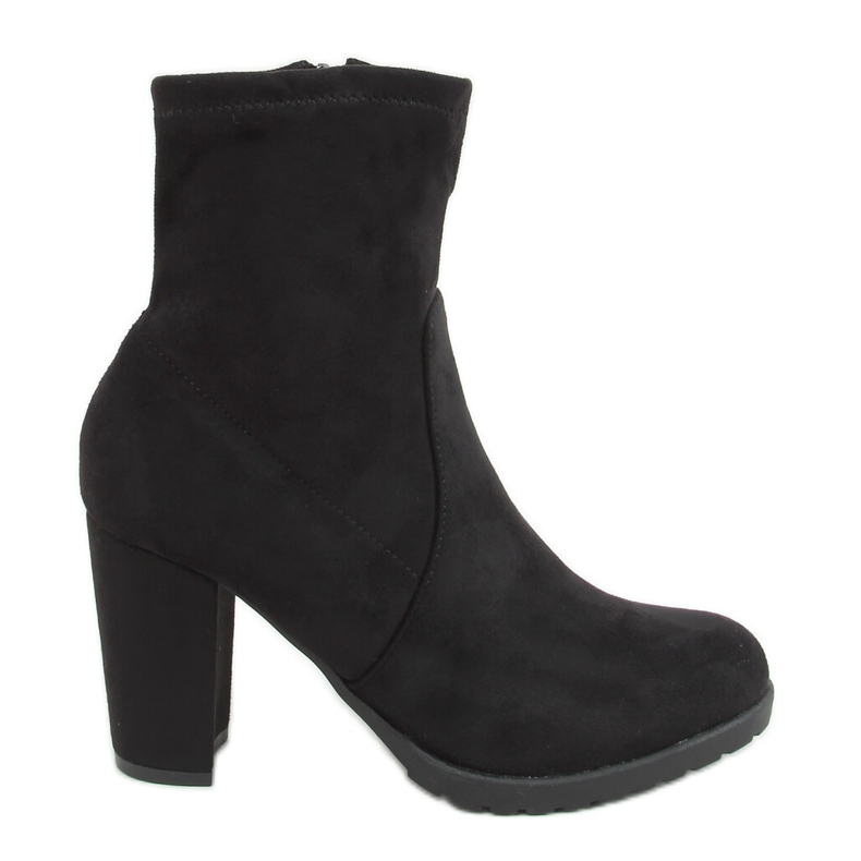 Botas negras de tacón JDY62 Black negro