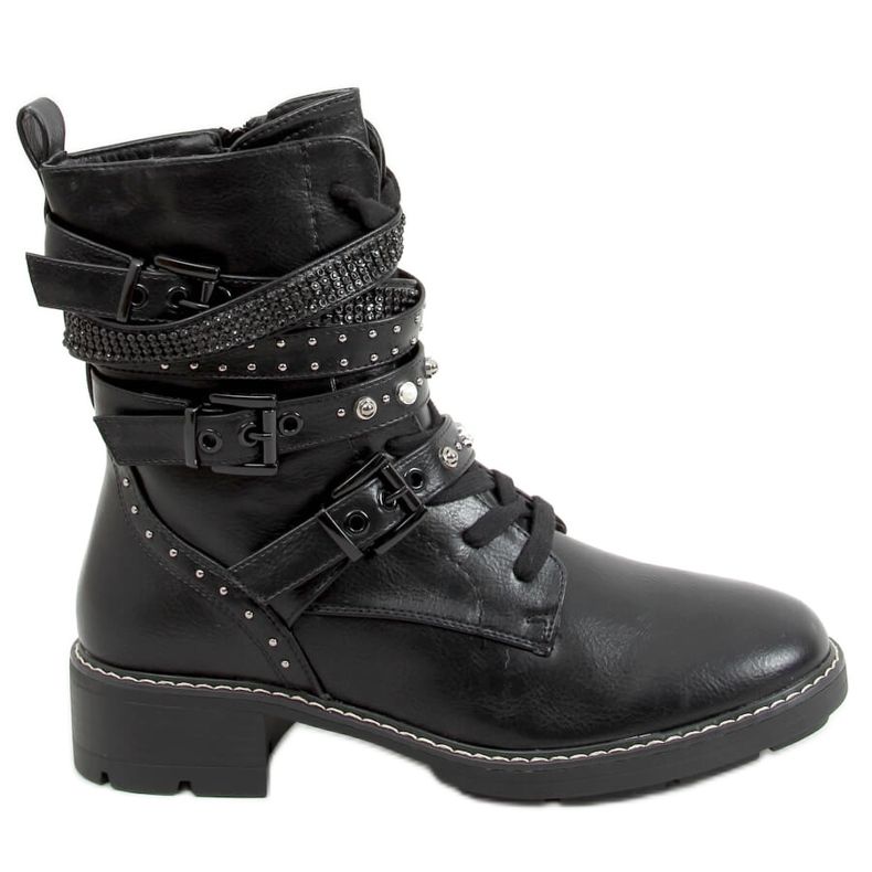 Botas militares negras 688-204 Negra negro