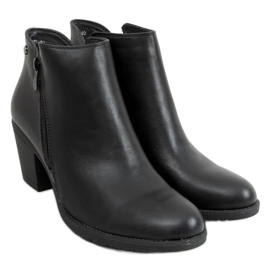 Botas negras de tacón 9B1037 Black negro