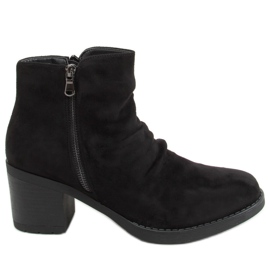 Botas negras con tacones anchos J19-70 Negra negro Botas negras con tacones anchos J19-70 Negra negro