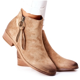 Vinceza Botas Calientes de Ante de Mujer Beige Janice Vinceza Botas Calientes de Ante de Mujer Beige Janice
