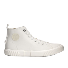 Zapatillas de hombre Big Star blanco metalizado
