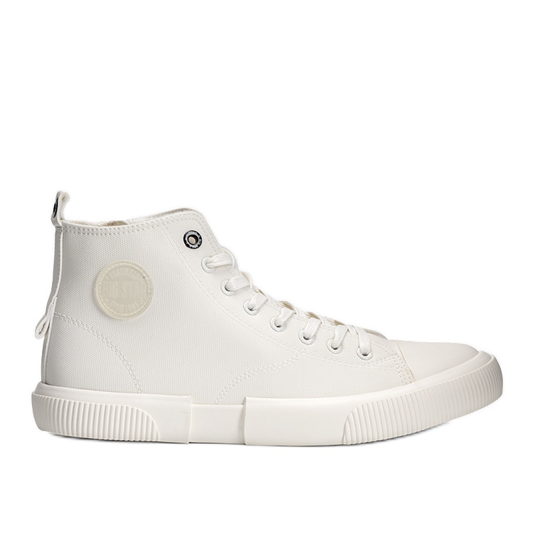 Zapatillas de hombre Big Star blanco metalizado