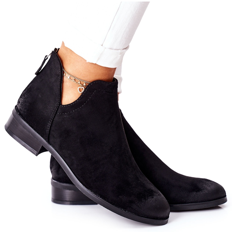 Vinceza Botas Calientes Mujer Ante Negro Joaliene