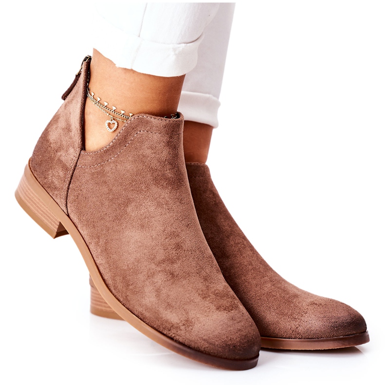 Vinceza Botas Calientes Mujer Ante Beige Joaliene
