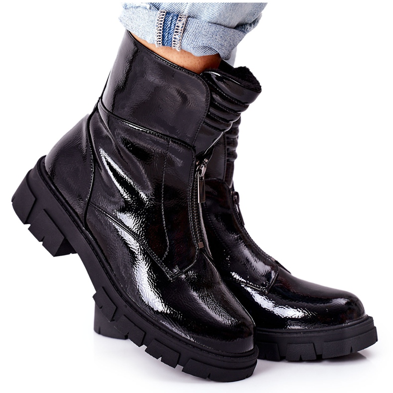 S.Barski Botas negras de mujer Nobleford negro