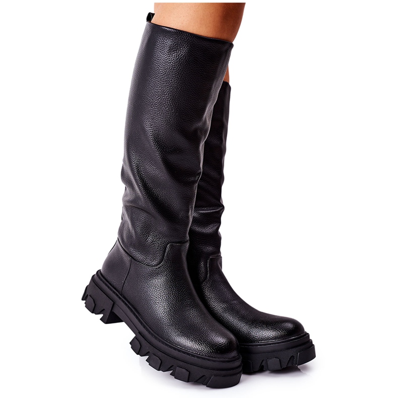 S.Barski Botas altas de mujer Black Little Bit negro S.Barski Botas altas de mujer Black Little Bit negro