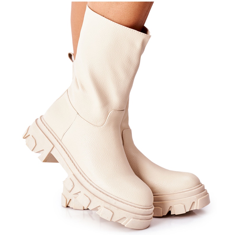 S.Barski Botas altas en beige Loren Traper S.Barski Botas altas en beige Loren Traper