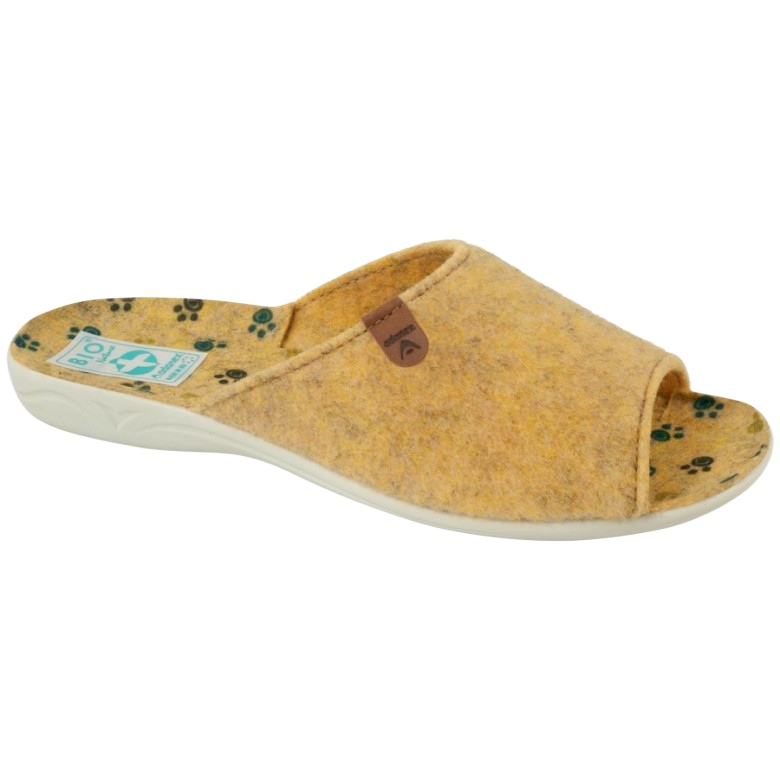 Pantuflas Fieltro Adanex 25493 amarillo