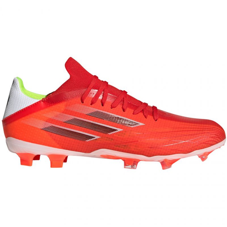 Botas de fútbol adidas X Speedflow.2 Fg M FY3289 rojo naranjas y tintos