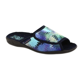 Pantuflas de Mujer Adanex 26264 Sweet azul marino azul verde