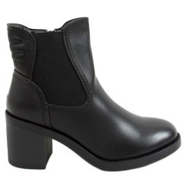Botines Chelsea negros, negro 9565 Negro