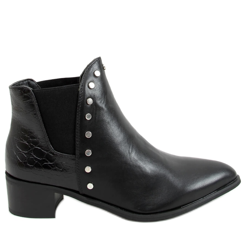 Botines Chelsea negros para mujer C753 Negro