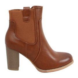 Tacones marrones 3654 Camel marrón