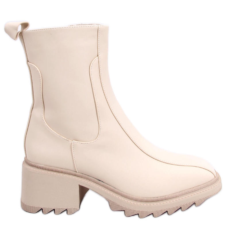 Botas de mujer crema QT33P Beige