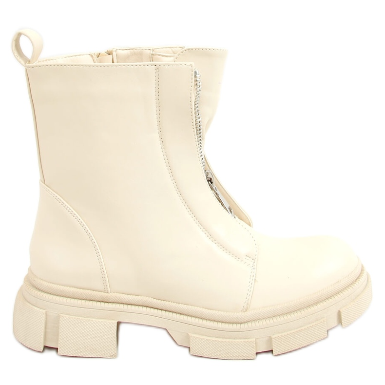 Botas de trabajo color crema QT05P Beige Botas de trabajo color crema QT05P Beige