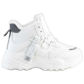 Evento Botas Calientes Zapatillas blanco