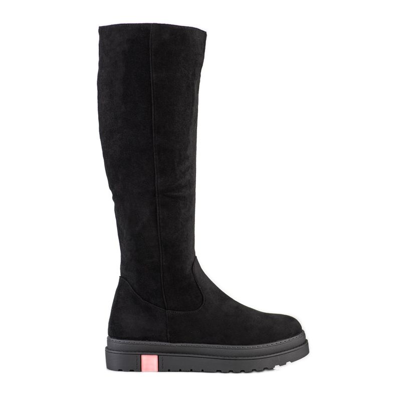 Seastar Botas de ante con plataforma negro