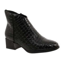 M.Daszyński Botas aislantes con cremallera Daszyński MR2130-8 negro M.Daszyński Botas aislantes con cremallera Daszyński MR2130-8 negro