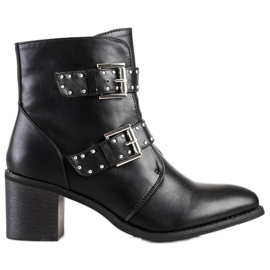 Sixth Sense Botas de rock con tacones altos negro