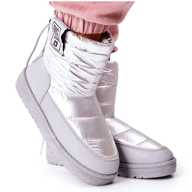 Botas de nieve para mujer Big Star II274118 Silver plata