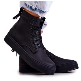 Zapatillas altas de mujer Big Star II274096 Negro