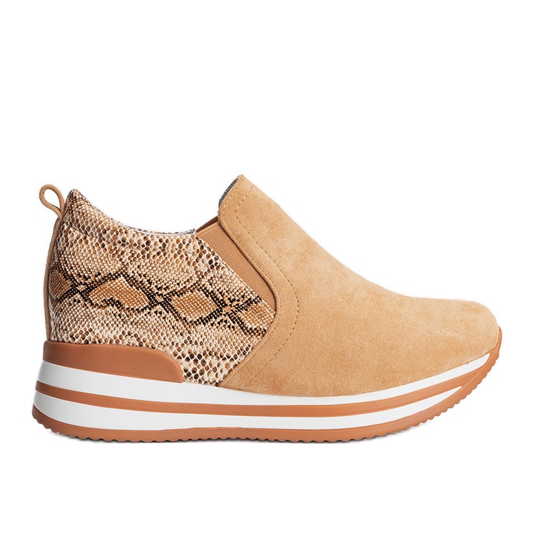 BM Zapatillas naranjas en la cuña Infinitale