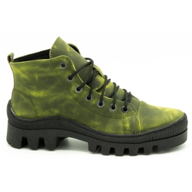 Polbut Botas mujer piel D1 verde