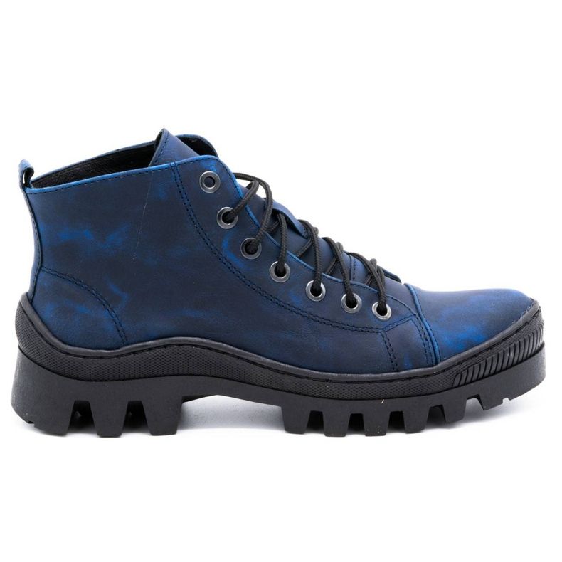 Polbut Botas mujer piel D1 azul