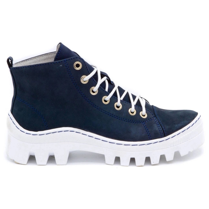 Polbut Botas mujer piel D1 azul marino Polbut Botas mujer piel D1 azul marino