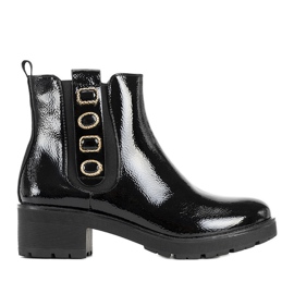 Botines en charol negros de Ripple