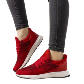 Zapatillas deportivas de mujer Tailandia rojo