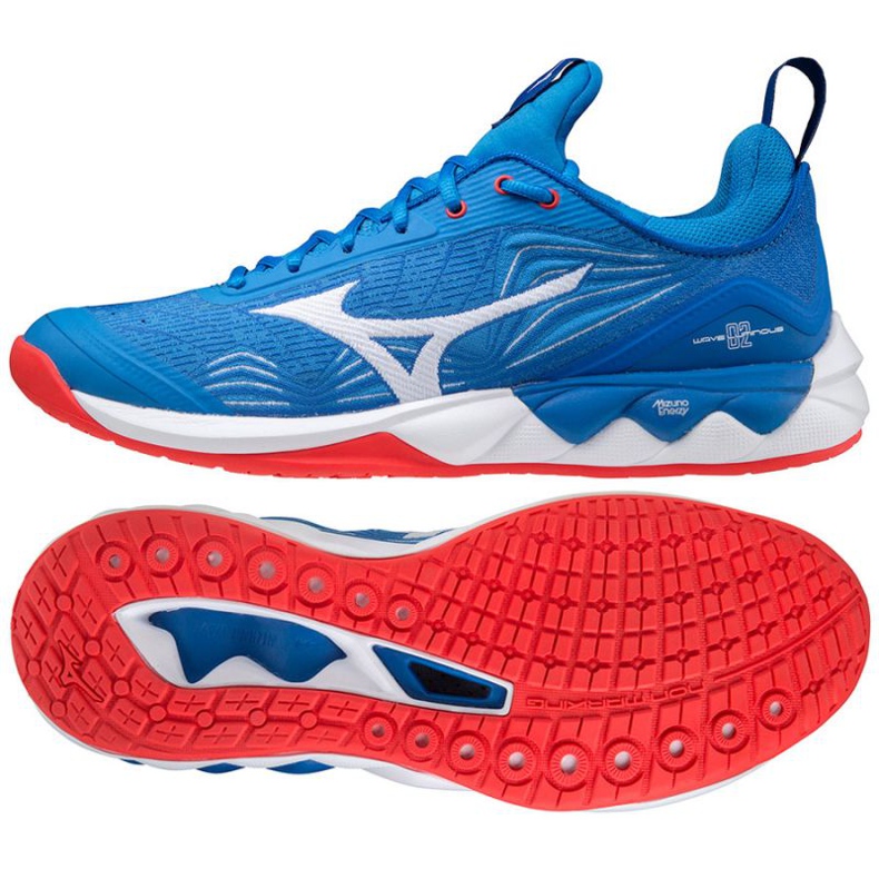 Zapatillas de voleibol Mizuno Wave Luminous 2 M V1GA212024 azul azul Zapatillas de voleibol Mizuno Wave Luminous 2 M V1GA212024 azul azul
