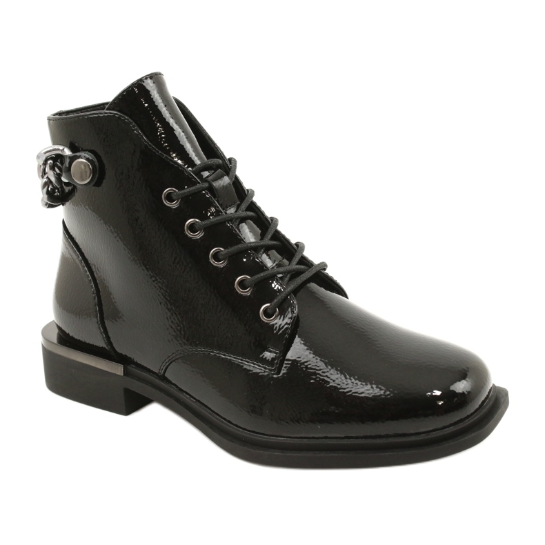 Botas Con Cadena Sergio Leone BT405 Negro