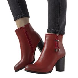 Botines rojos de mujer Murillo