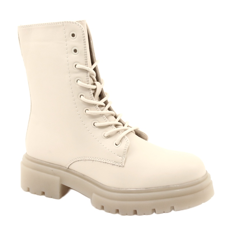 Botas de trabajadores beige Evento 21BT35-4235