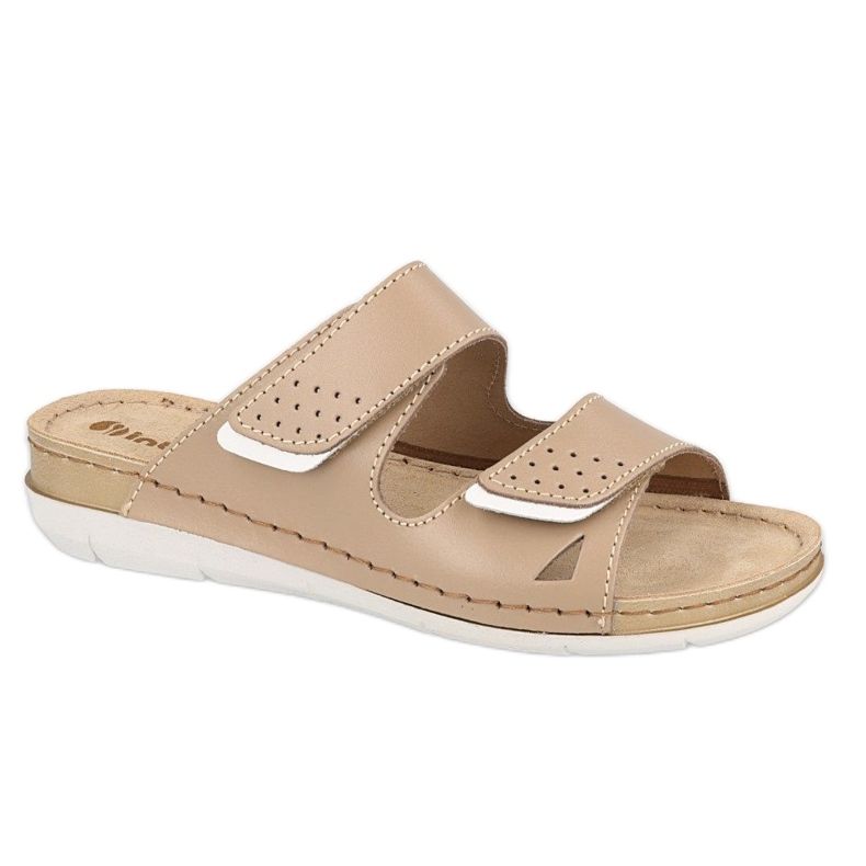 Inblu slippers zapatos de mujer 158D171 beige