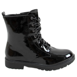 Botas lacadas en negro S1AX8039-38 Negro