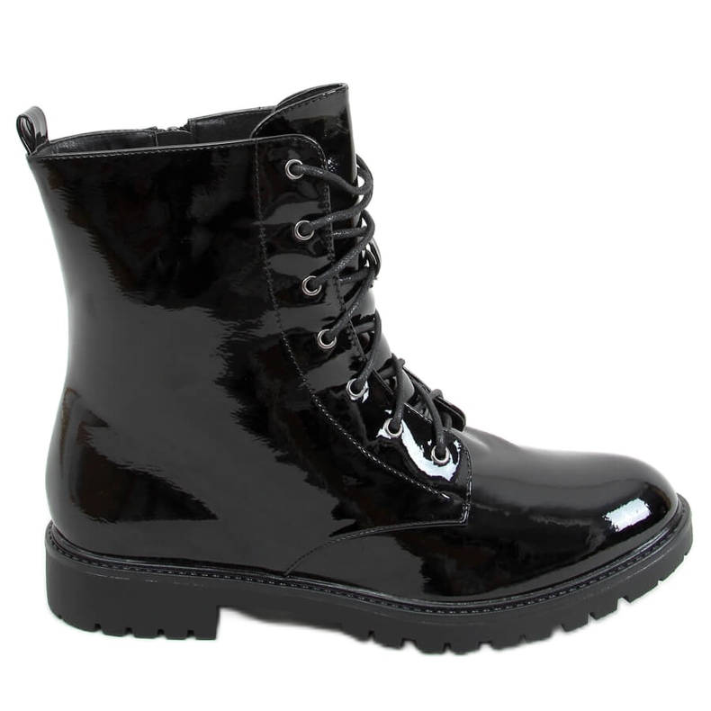 Botas lacadas en negro S1AX8039-38 Negro