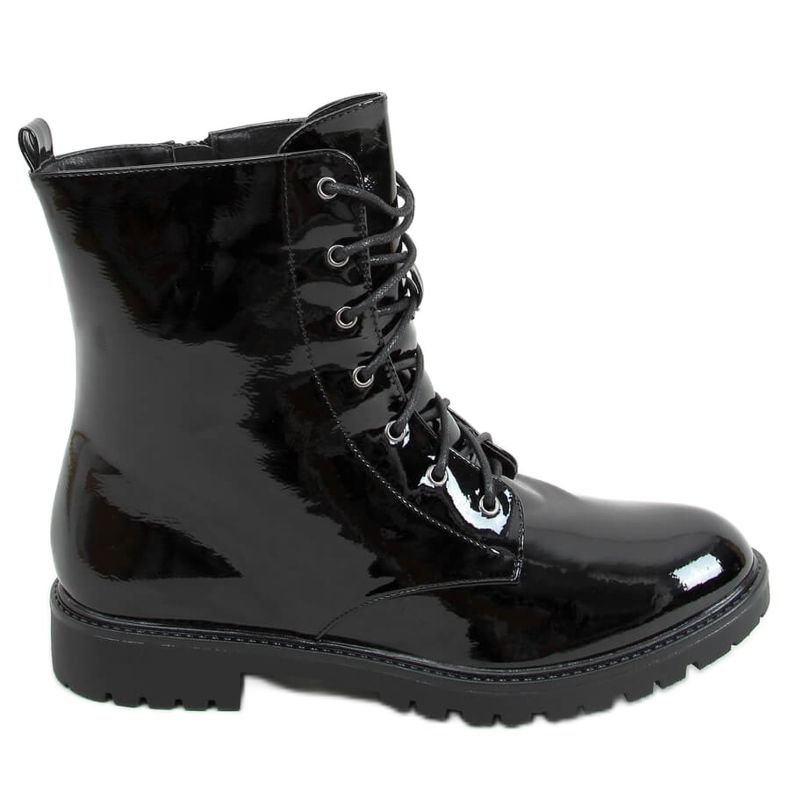 Botas lacadas en negro S1AX8039-38 Negro Botas lacadas en negro S1AX8039-38 Negro