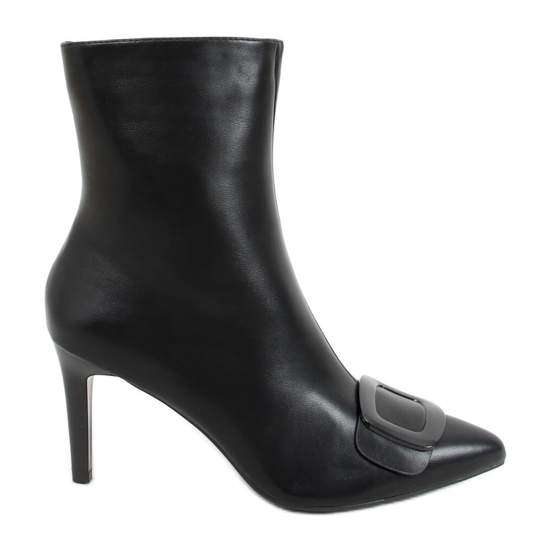 Botas negras con alfiler UK65P Negro