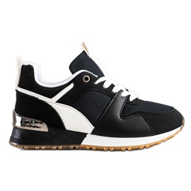 SHELOVET Zapatillas deportivas negras negro