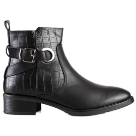 Super Mode Botas casuales con hebilla negro