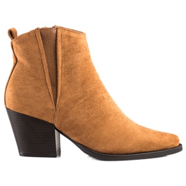 Bestelle Botines de ante en Spitz marrón