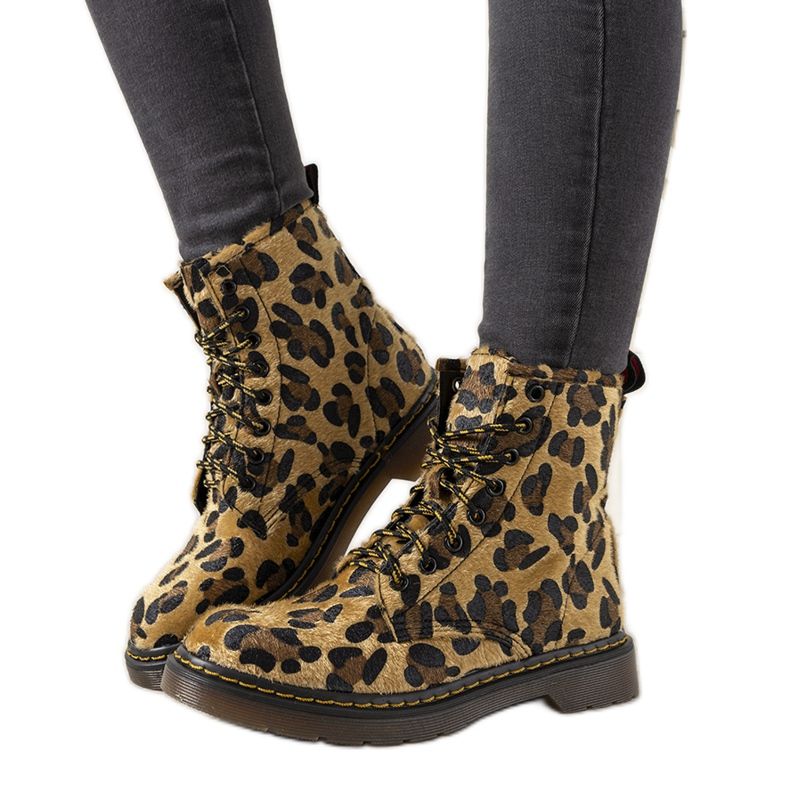 Botas marrones con estampado de camuflaje de Emery marrón Botas marrones con estampado de camuflaje de Emery marrón