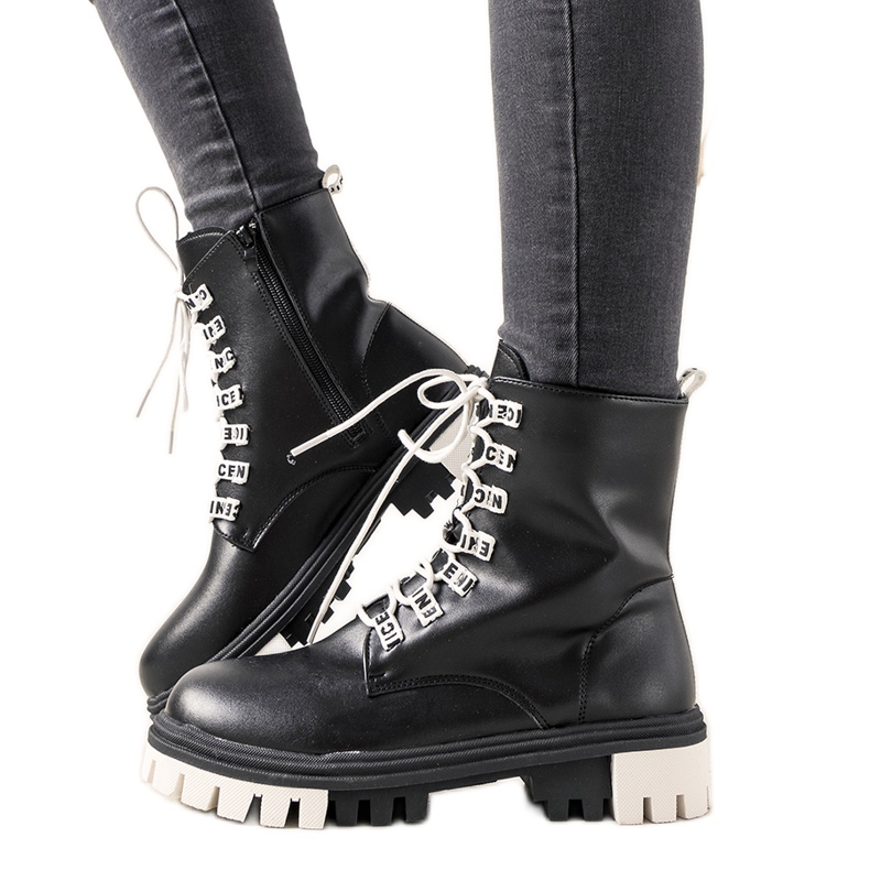 Botas de mujer negras de Asha negro Botas de mujer negras de Asha negro